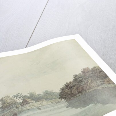 The Governor General's budgerow on the Ganges, Brahmaputra Delta by Hubert Cornish