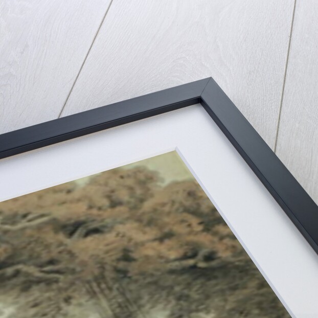Palanquin bearers and holy men resting beneath a banyan tree at the entrance to a village, Bengal by Hubert Cornish