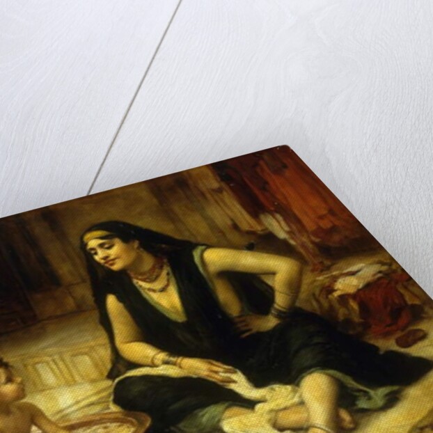 Fellahin and Child by Frederick Arthur Bridgman