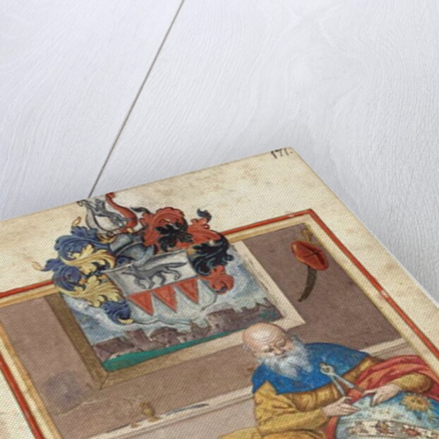 Page from the Album Amicorum of Salomon Schweigger von Sulz, 1576-1608 by School European