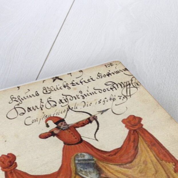 Page from the Album Amicorum of Salomon Schweigger von Sulz, 1576-1608 by School European