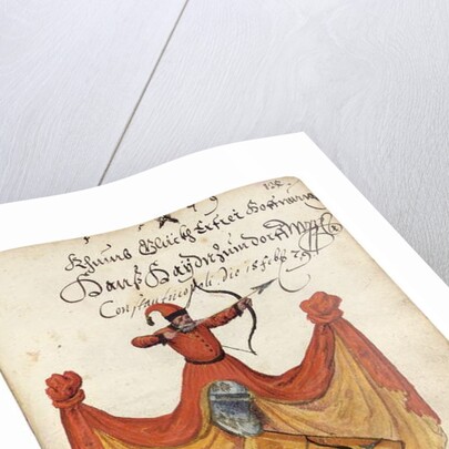 Page from the Album Amicorum of Salomon Schweigger von Sulz, 1576-1608 by School European