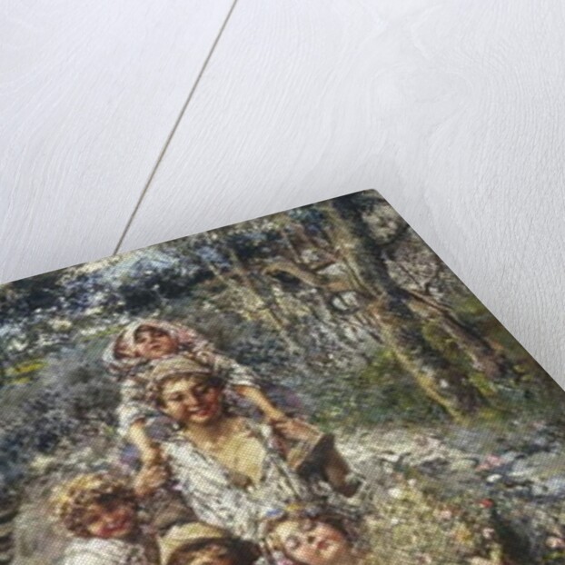 Children with Turkeys by Vicenzo Irolli