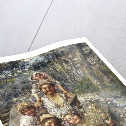 Children with Turkeys by Vicenzo Irolli