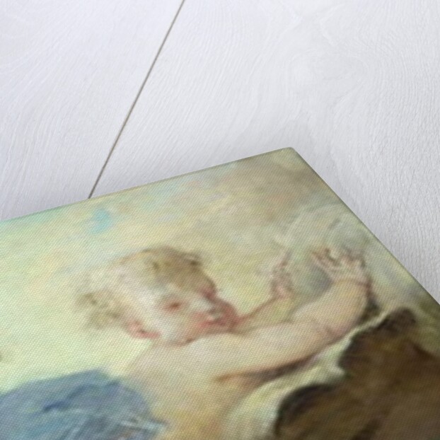 Putti frolicking in the Clouds by Charles Joshua Chaplin