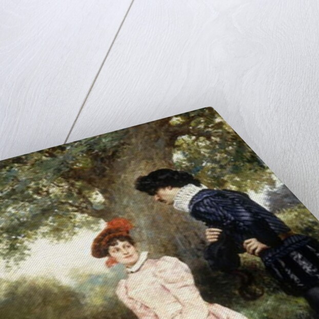 A Courting Couple, 1880 by Jules Arsene Garnier