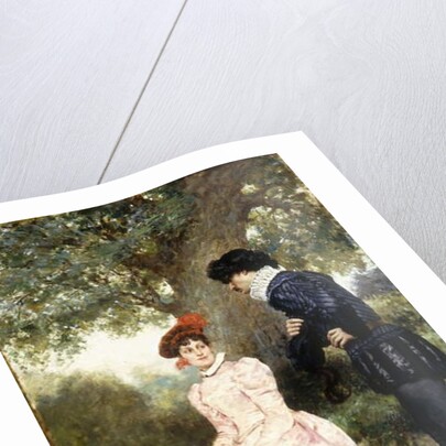 A Courting Couple, 1880 by Jules Arsene Garnier