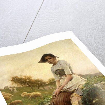 The Shepherdess by Henry Paul Perrault