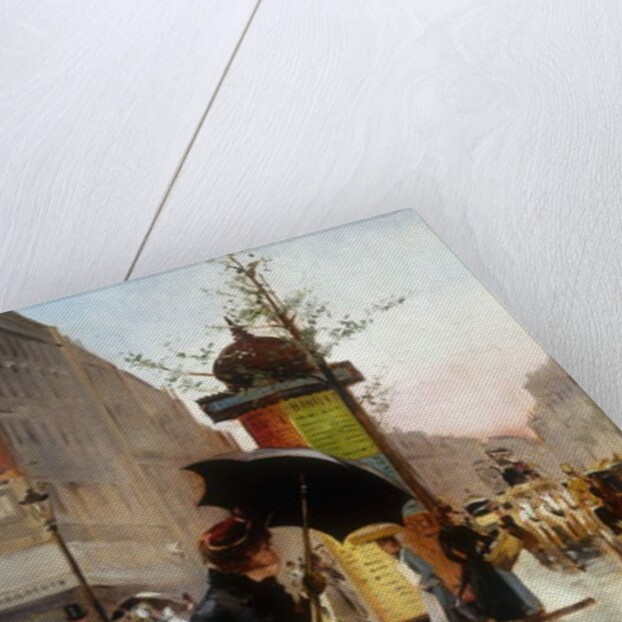 Paris Street Scene, 1890 by Francis Garat