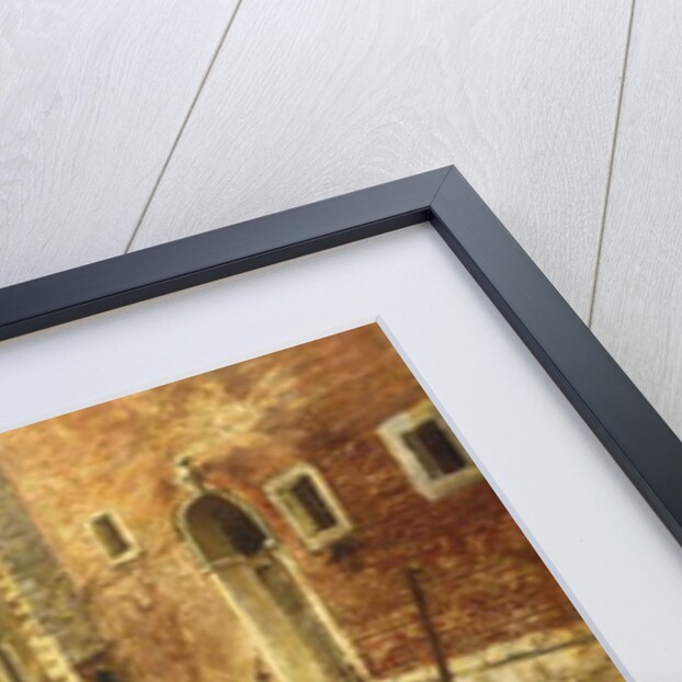 A Venetian Canal Scene by Fritz Thaulow