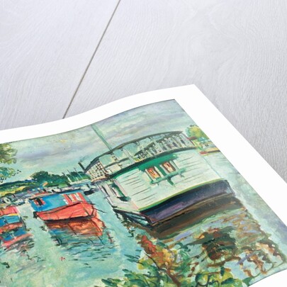 House Boats, Loch Lomond by George Leslie Hunter