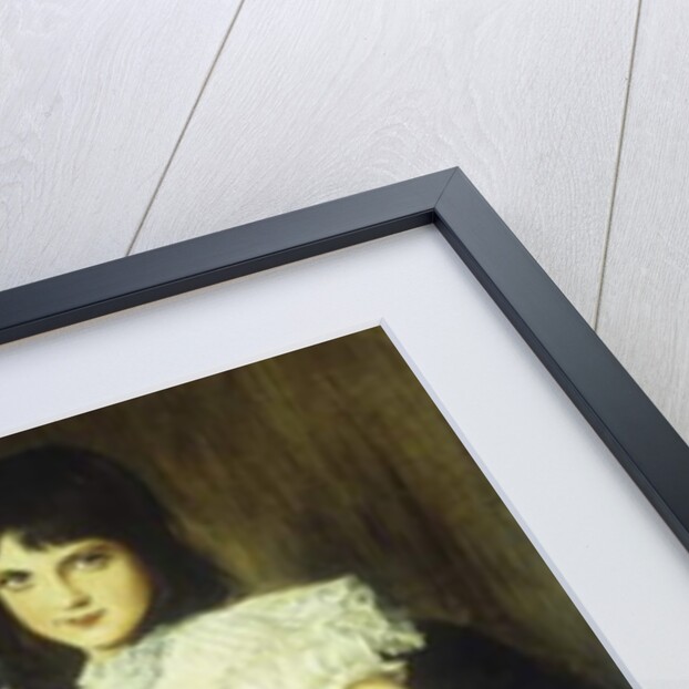 Portrait of a Young Girl with her Dog, 1908 by Joszi Arpad Koppay