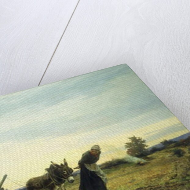 Plowing the Fields, 1877 by Eugene Alexis Girardet