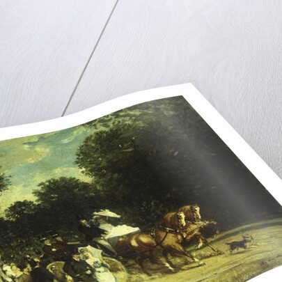 A Day in the Park, 1875 by Auguste de Molins