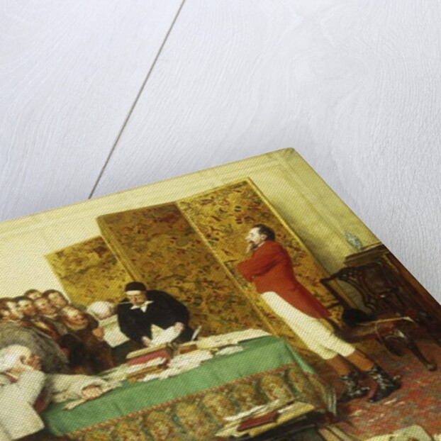 Interviewing their Member - Lease Refused, 1879 by Erskine Nicol