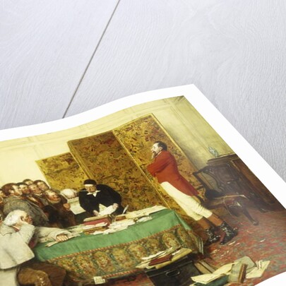 Interviewing their Member - Lease Refused, 1879 by Erskine Nicol