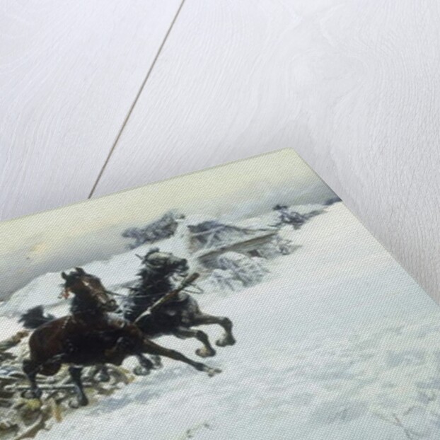 The Sleighride, 1896 by Jaroslav Friedrich Julius Vesin