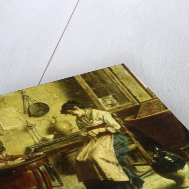 The Writing Lesson by Eugenio Zampighi