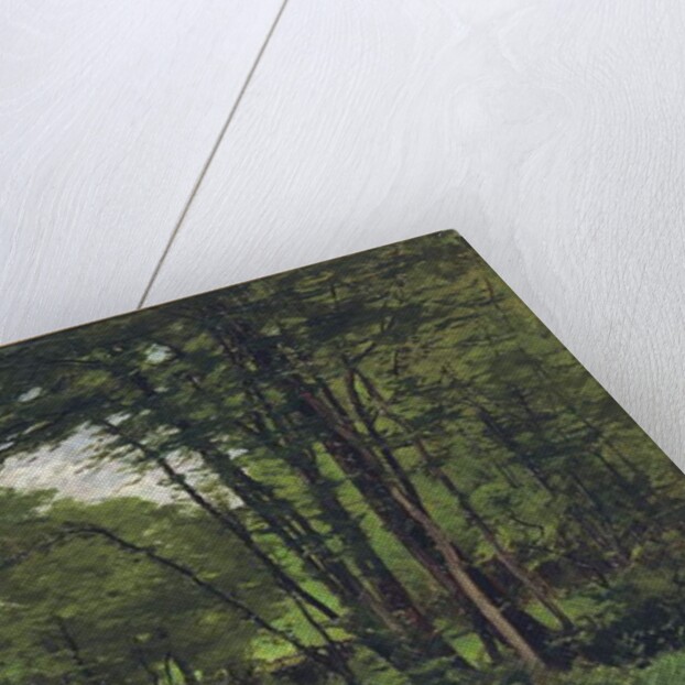 The Boundary Fence, Forest of Fontainebleau, c.1868 by Nathaniel II Hone