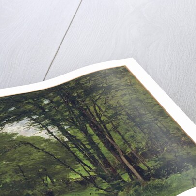 The Boundary Fence, Forest of Fontainebleau, c.1868 by Nathaniel II Hone