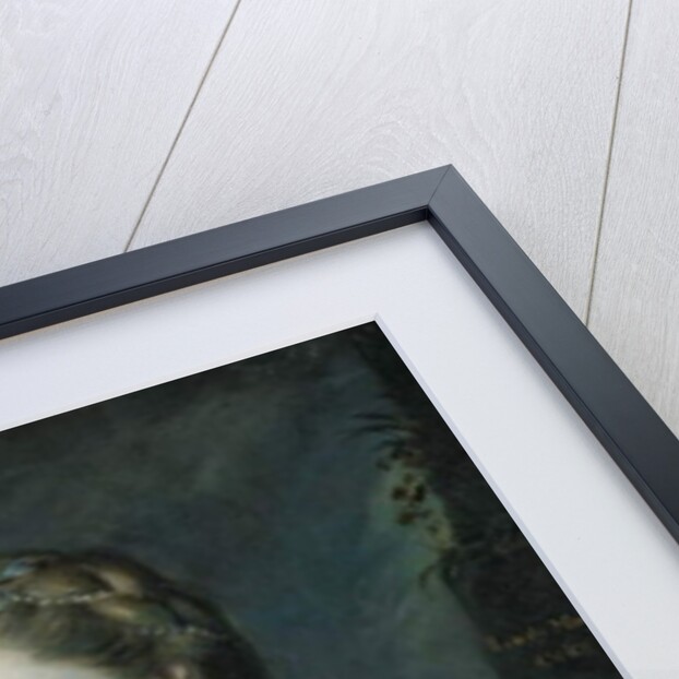 Portrait of Lady Mary Coke, half length, in an ermine-trimmed red cloak by Joshua Reynolds