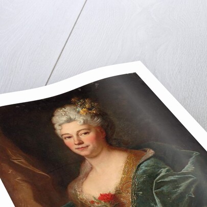 Portrait of the Marquise de la Mesangere, nee Marguerite de Rambouillet by Hyacinthe Francois Rigaud
