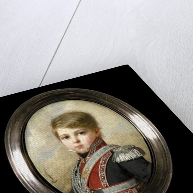 Portrait of Napoleon-Andoche D'Abrantes as a Young Boy by Ferdinand Quaglia