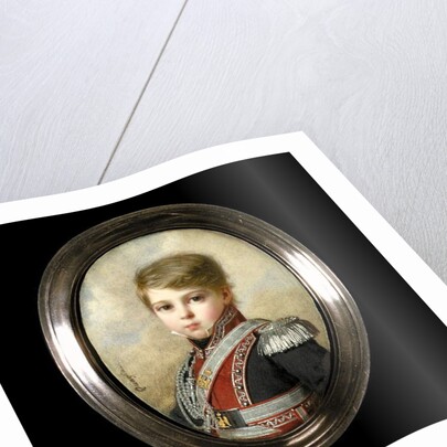 Portrait of Napoleon-Andoche D'Abrantes as a Young Boy by Ferdinand Quaglia