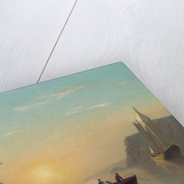 Sunset Calm in the Bay of Fundy, c.1860 by William Bradford