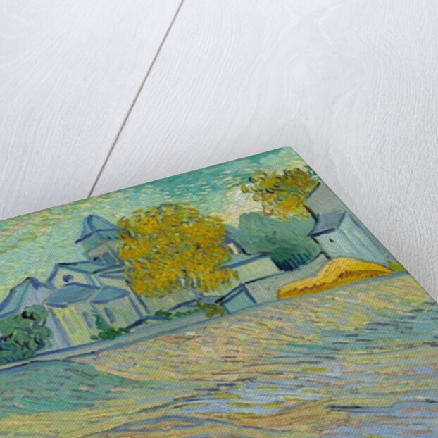 Vue de L'Asile et de la Chapelle de Saint-Remy, 1889 by Vincent van Gogh