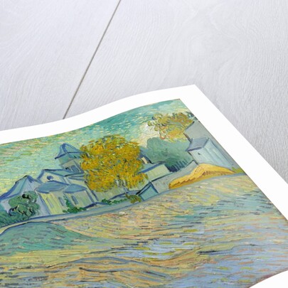 Vue de L'Asile et de la Chapelle de Saint-Remy, 1889 by Vincent van Gogh