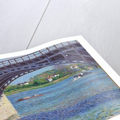 The Bridge at Argenteuil and the Seine, c.1883 by Gustave Caillebotte