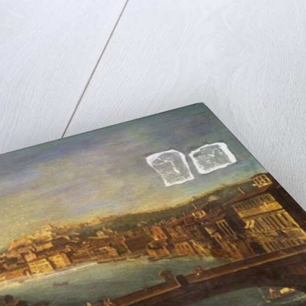 View of Verona with the Church of S. Anastasia, the Castel San Pietro, the Castel San Felice and the Ponte Nuovo over the River Adige, 1735 by Antonia de dipi Joli