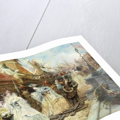 The Royal Entourage by Georges Clairin