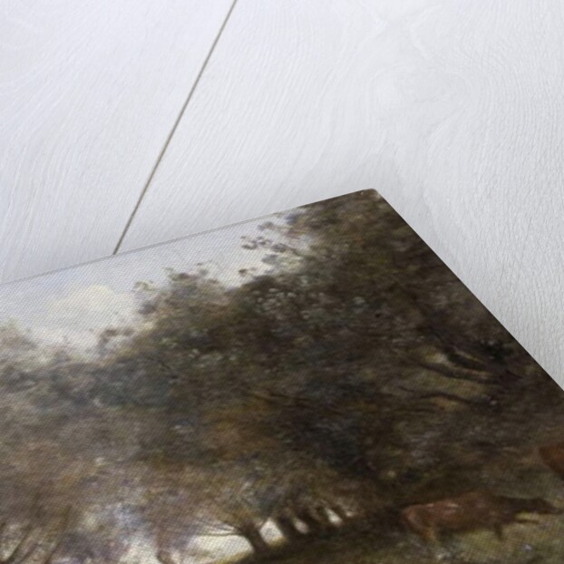 The Willows at La Pointe de L'Ile by Jean Baptiste Camille Corot