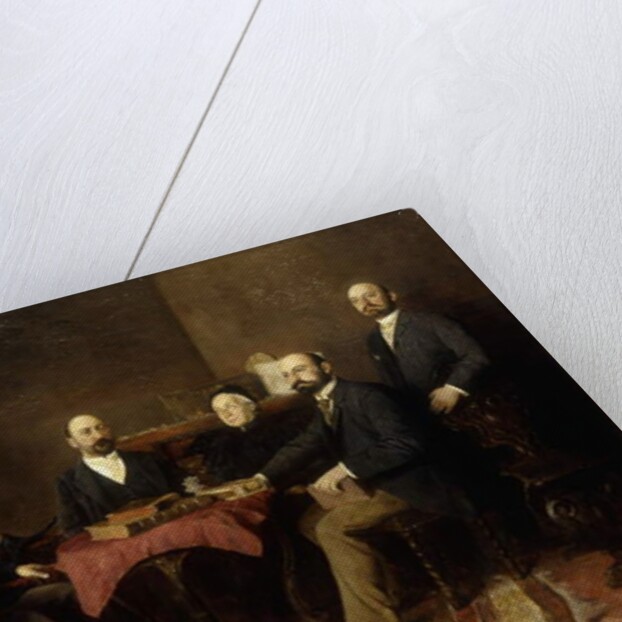 A Viennese Family Portrait by Kaufmann Isidor (1853-1921)