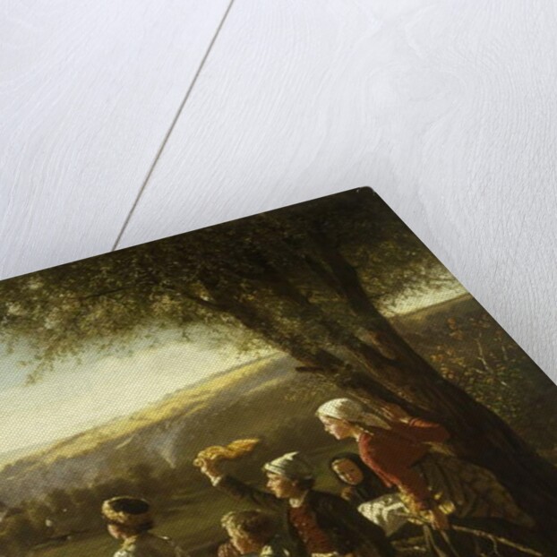 Calling for the Ferry, 1871 by Hubert Salentin