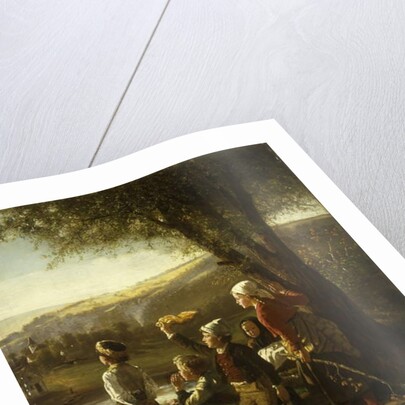 Calling for the Ferry, 1871 by Hubert Salentin