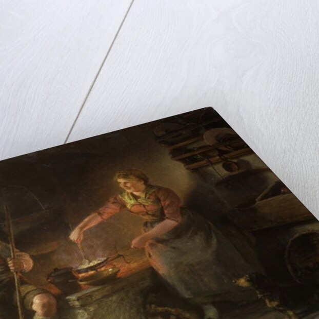 In the Kitchen, 1901 by Hugo Wilhelm Kauffman