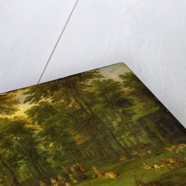 Archduke Albrecht VII of Austria and Archduchess Isabella Clara Eugenia walking in the park of the royal castle in Brussels, 1621 by Jan the Younger Brueghel