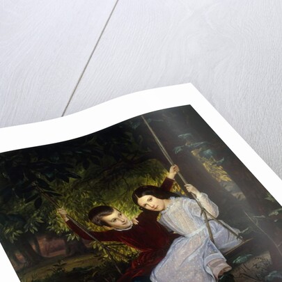 Alexander and Fanny on a Swing, 1847 by Just Jean Christian Holm