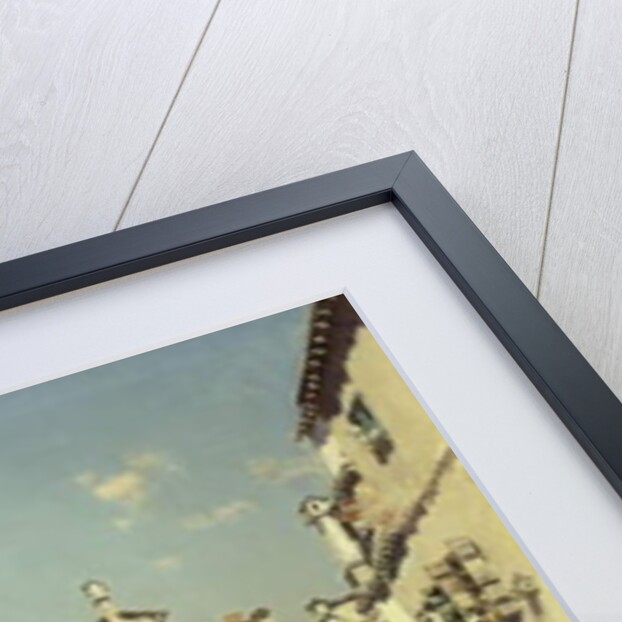 A Venetian Canal Scene by Martin Rico y Ortega