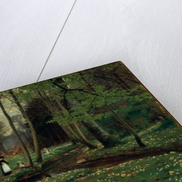 The Woodland Path by Hans Andersen Brendekilde