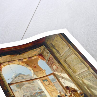 The Gate of the Great Umayyad Mosque, Damascus, 1890 by Gustave Bauernfeind