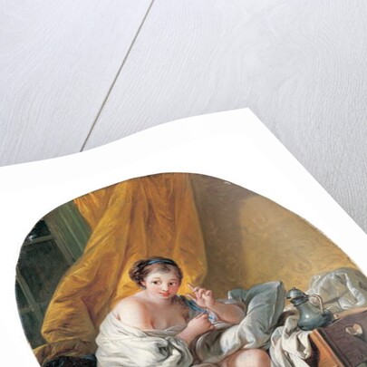 Young woman taking a footbath, 1766 by Francois Boucher