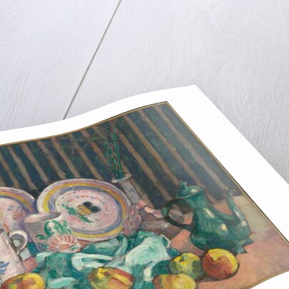 Still life with apples and fruit dishes, c.1906 by Emile Bernard