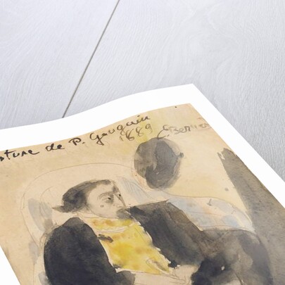 Caricature of Paul Gauguin, 1889 by Emile Bernard