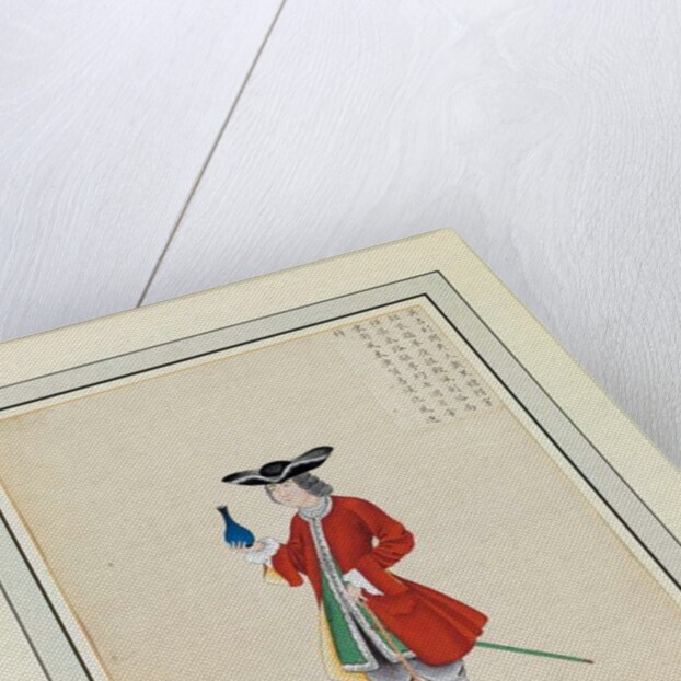 Portrait of a foreigner, c.1765 by Guanpeng Ding