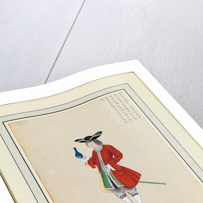 Portrait of a foreigner, c.1765 by Guanpeng Ding
