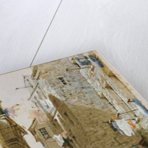 Street scene in Edinburgh by Louise Ingram Rayner